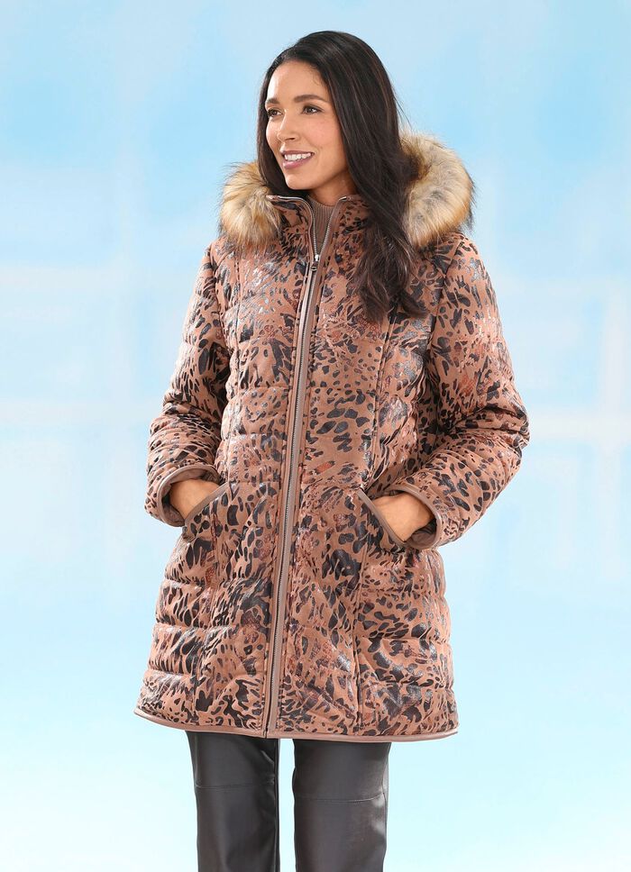 Jacke mit abnehmbarer Kapuze 