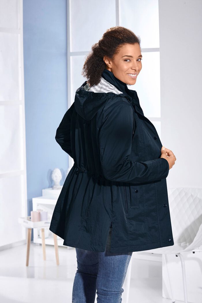 Jacke mit Schub- und Reißverschlusstaschen NAVY