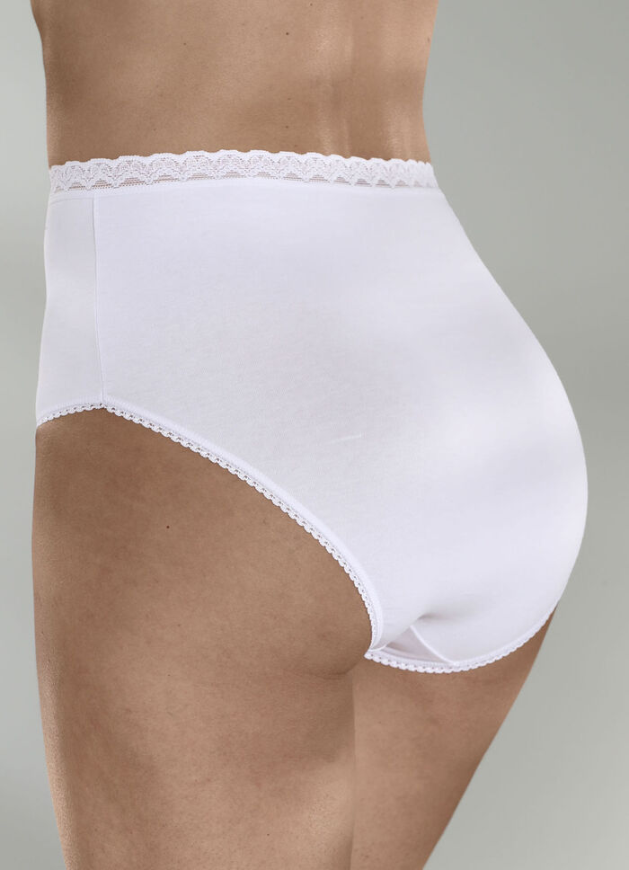 Dreierpack Slips mit Spitze 