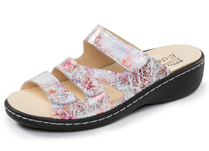 ELENA EDEN, bequeme Damen-Pantoletten, Weite H, mit herausnehmbarem Fu&szlig;bett 