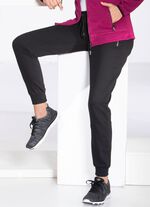 Freizeithose mit Rei&szlig;verschluss-Taschen in 4 Farben SCHWARZ