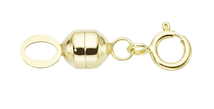 Praktische Magnetschlie&szlig;e aus Gold 