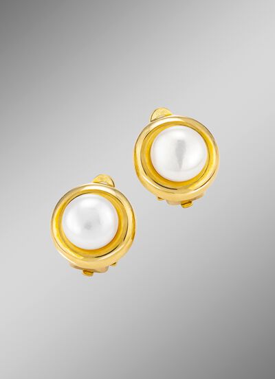 Ohrclips mit S&uuml;&szlig;wasser-Zuchtperlen 