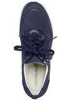 Waldläufer, bequeme Damen-Schnürschuhe, Weite H, mit herausnehmbarem Fußbett MARINE