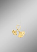 Eleganter Ginkgoblatt-Anh&auml;nger 