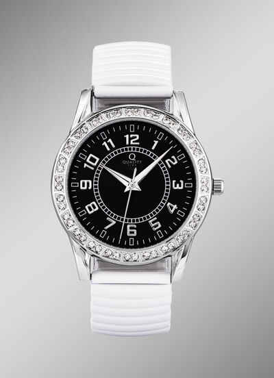 Moderne Quartz-Damenuhr mit Zugband 