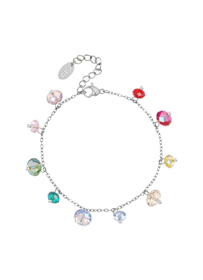 Armband mit bunten Swarovski&reg;-Kristallen 