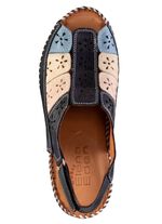 ELENA EDEN Sandalette aus weichem, perforiertem Nappaleder 