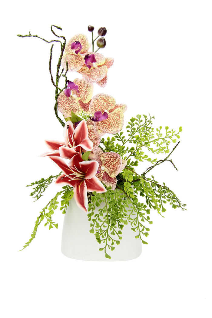 Bezauberndes Orchideen-Gesteck in Vase 