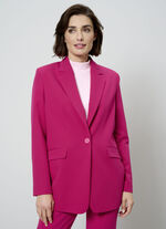 Blazer mit 1-Knopf-Verschluss 