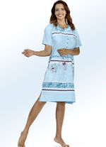 Zweierpack Nachthemden mit platziertem Druck vorne 