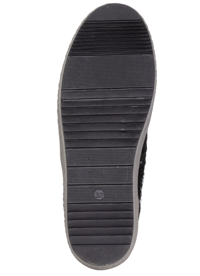 ELENA EDEN, schicke Damen-Boots, Weite H, mit herausnehmbarem Fußbett SCHWARZ