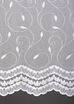 Leichter Blumenfenster-Store 