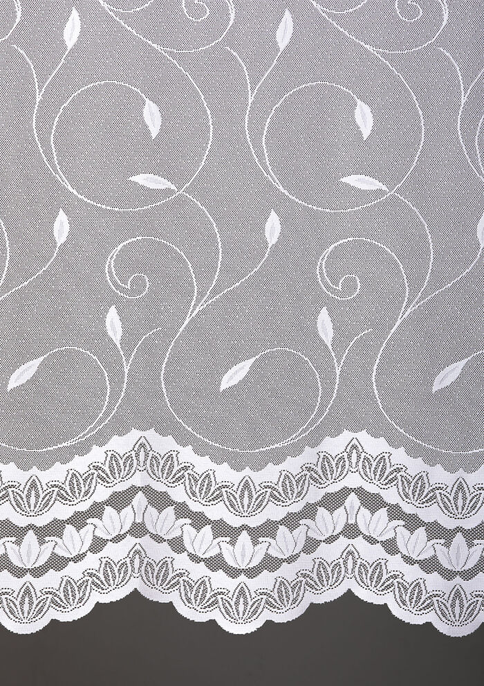 Leichter Blumenfenster-Store 