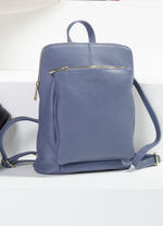 Laurina Rucksack aus genarbtem Kalb-Nappaleder JEANS