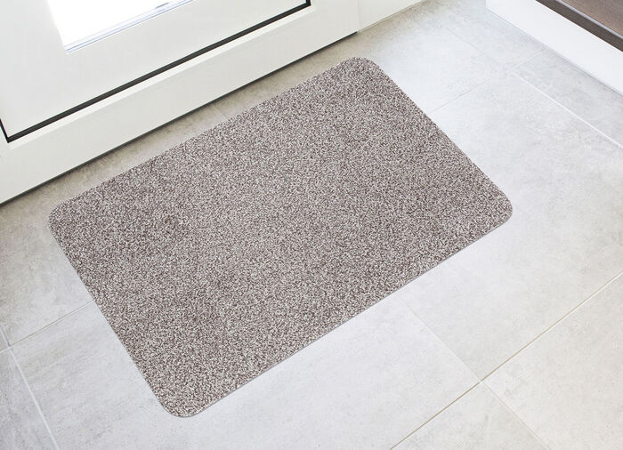 Waschbare Schmutzfangmatte für innen und außen HELLBEIGE