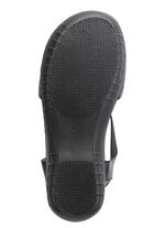 ELENA EDEN, leichte Damen-Sandalen, Weite H, mit Elastik-Bandage SCHWARZ