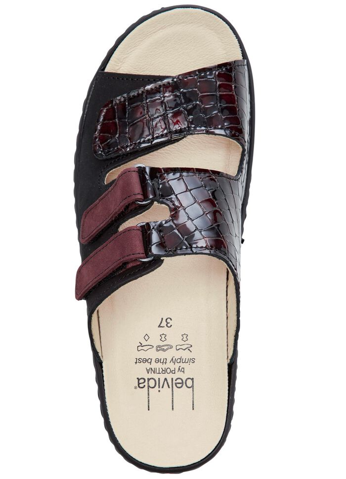 ELENA EDEN, bequeme Damen-Pantoletten, Weite H, mt herausnehmbarem Fu&szlig;bett 