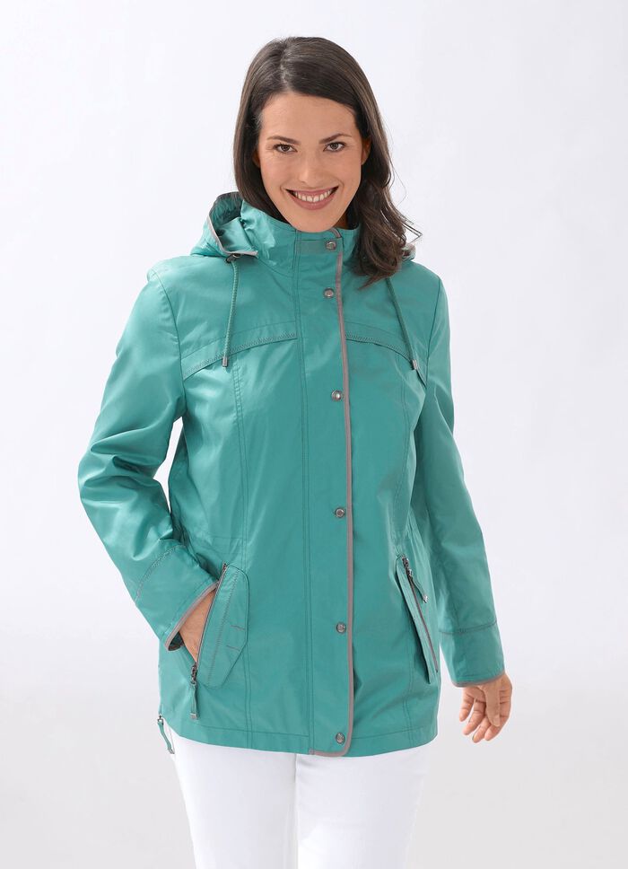 Funktionsjacke mit Rei&szlig;verschluss an den Seitenschlitzen PAZIFIK