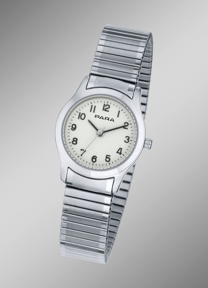 Bei Nacht leuchtende Para-Quartz-Damenuhr 