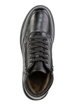 GINO GALANTE, gefütterte Herren-Boots, Winterschuhe, mit Reißverschluss SCHWARZ