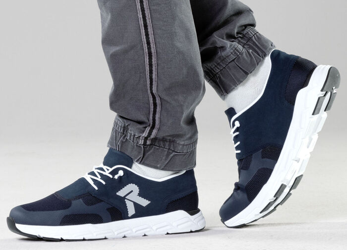 Rieker Sneaker mit elastischer Zierschn&uuml;rung DUNKELBLAU