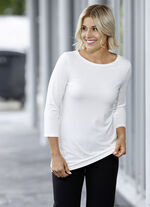 Longshirt mit 3/4-langen &Auml;rmeln 