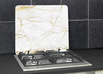 Herdabdeckplatten/Wandblende, Motiv Marmor gold MARMOR GOLD