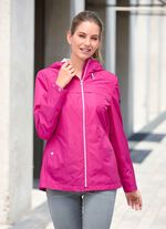 Funktionsjacke mit fester Kapuze MAGENTA