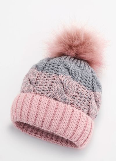 Warme Damen-M&uuml;tze, mit Umschlag 