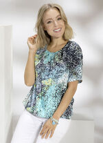 Tunika mit farbbrillantem Druck 