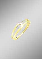 Moderner Damenring mit Zirkonia 