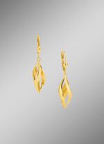 Durchbrochene Ohrringe aus Gold 