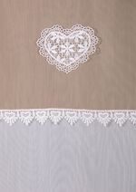 Raffgardinen-Garnitur in Leinenoptik 