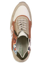 ELENA EDEN, schicke Damen-Sneaker, Weite G, mit herausnehmbarem Fu&szlig;bett TAUPE-BUNT