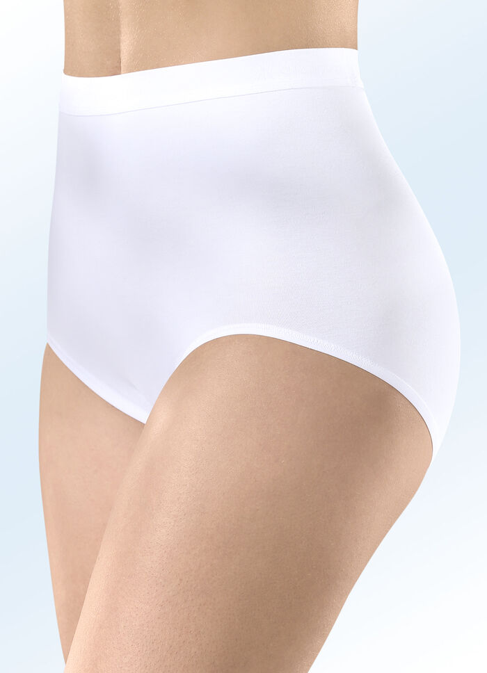 Speidel Zweierpack Formslips mit hoher Taille WEISS
