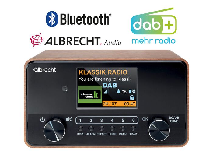 Digital-Radio mit gro&szlig;em Farbdisplay 