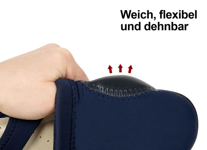 Flexibler Slipper mit elastischem Einschlupf BEIGE