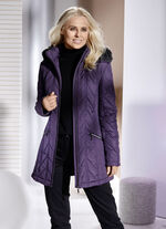 Jacke mit L&auml;ngssteppung seitlich 