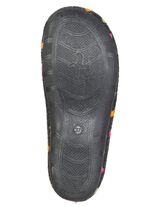 Laurina, klassische Damen-Hausschuhe, mit P&uuml;nktchen-Stickerei ANTHRAZIT