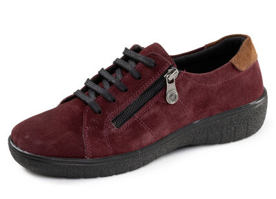 ELENA EDEN, bequeme Damen-Schnürschuhe, Weite G, mit herausnehmbarem Fußbett 