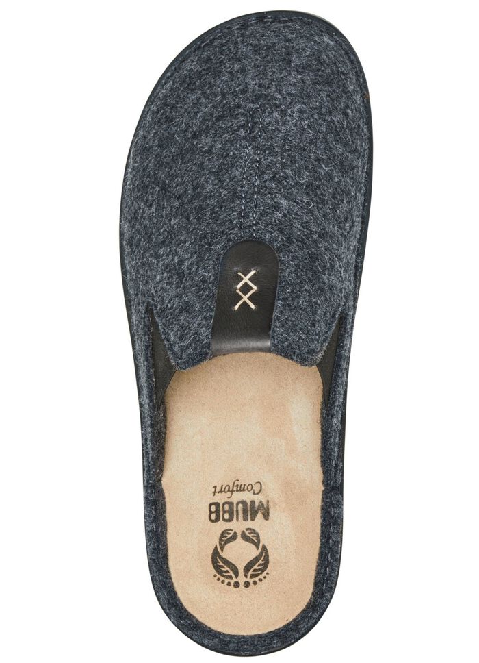 Mubb Pantoffel mit seitlich eingesetzten Gummiz&uuml;gen 