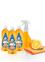 Universal-Kraftreiniger-Set, 5-teilig, zur Beseitigung von hartn&auml;ckigem Schmutz 