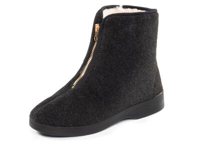 Haus-Stiefel mit praktischem Rei&szlig;verschluss 