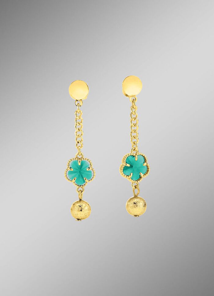 Schmuckset, 3-teilig, im Blumendesign 