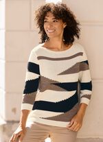 Pullover mit nachhaltig recycelter Baumwolle 