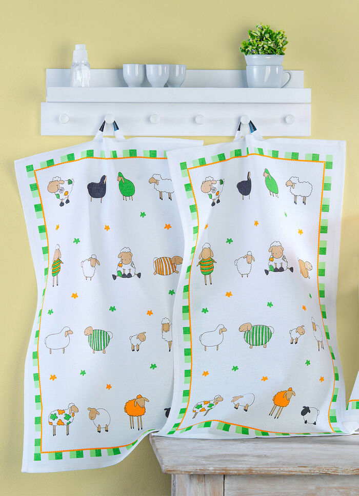 Hochwertige Geschirrt&uuml;cher aus Baumwolle, 3er-Set 