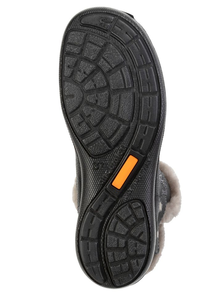 Gef&uuml;tterte Damen-Stiefeletten, Winterschuhe, mit Lammfell 