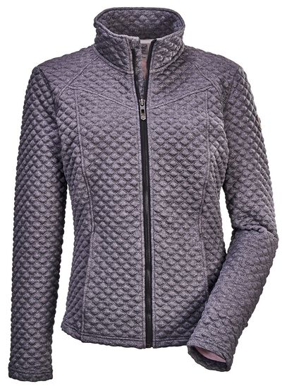 Modische Damen-Stretch-Jacke mit Jaquard-Steppmuster 