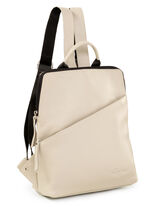 Laurina, Rucksack, Damen, mit zwei verstellbaren Umhängeriemen KIESEL